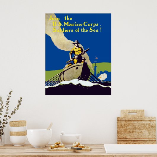 Die Marines der USA Poster (Küche)