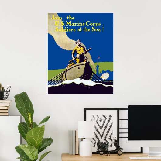 Die Marines der USA Poster (Heimbüro)