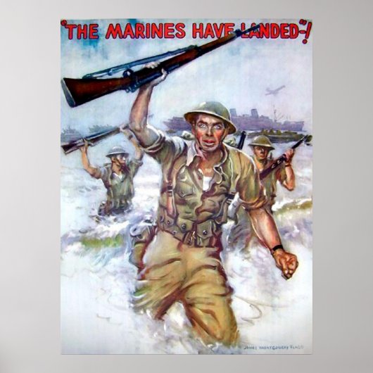 Die Marines sind gelandet! Poster (Vorne)