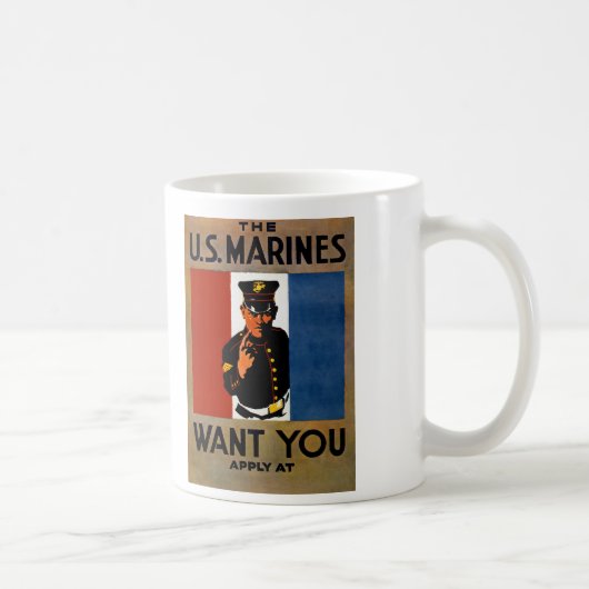 Die Marinesoldaten wollen Sie Kaffeetasse (Rechts)