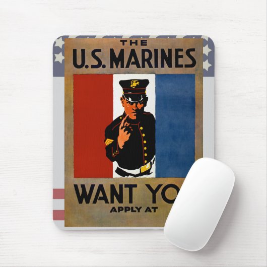 Die Marinesoldaten wollen Sie Mousepad (Mit Mouse)