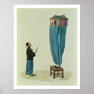 Die Marionetten, graviert von Fräulein. Formentin Poster