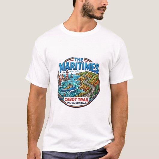 DIE MARITIMES CABOT TRAIL NEUSCHOTTLAND T-Shirt (Vorderseite)