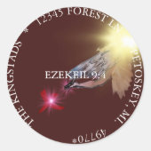 DIE MARK-SKRIPTTUR RUNDER AUFKLEBER (Vorderseite)