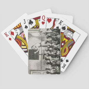 "Die Markierungs-Lektion", Illustration von 'einem Spielkarten