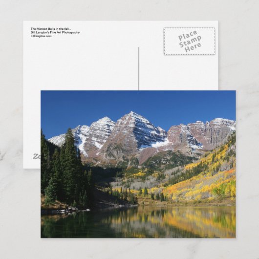 Die Maroon-Glocken im Herbst... Postkarte (Vorne/Hinten)