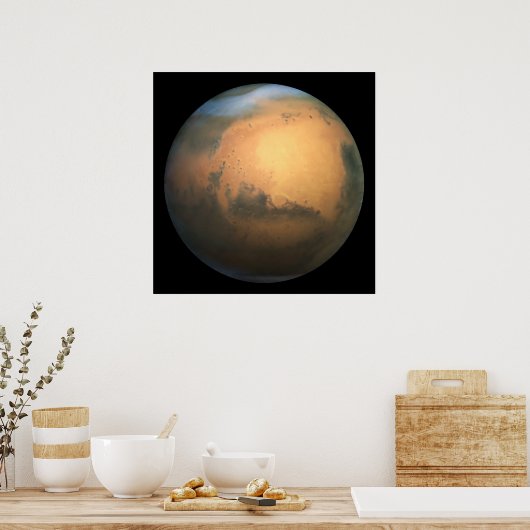 Die Mars - 3D-Effekt Poster (Küche)