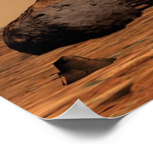 Die Mars der NASA "Spirit" Poster (Ecke)