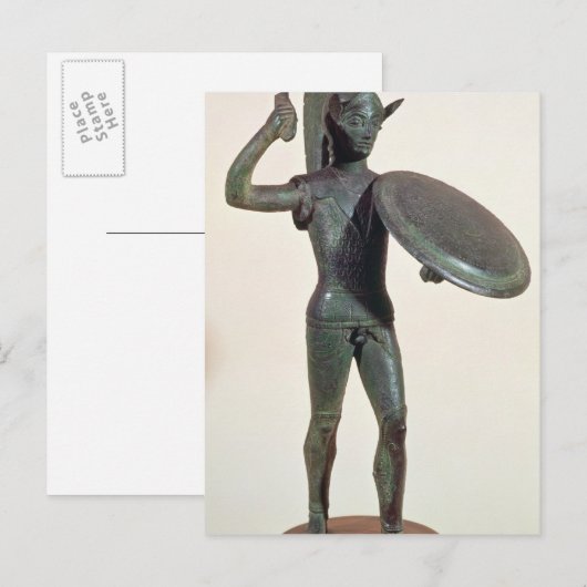 Die Mars oder Krieger Postkarte (Vorne/Hinten)