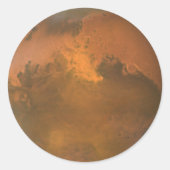 Die Mars Runder Aufkleber (Vorderseite)