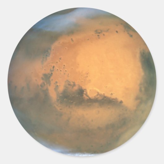Die Mars Runder Aufkleber (Vorderseite)