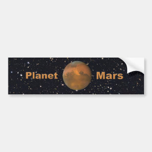 Die Mars Starry Sky vom Roten Planeten Autoaufkleber