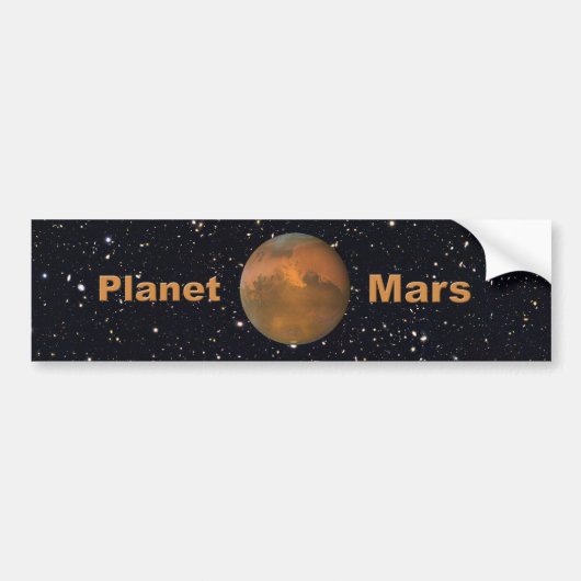 Die Mars Starry Sky vom Roten Planeten Autoaufkleber (Vorne)