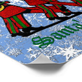 Die Marschkapelle des Weihnachtsmannes Poster (Ecke)