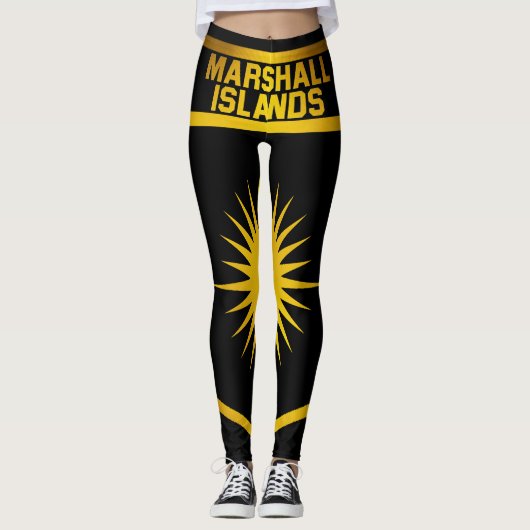 Die Marshallinseln-Emblem Leggings (Vorderseite)