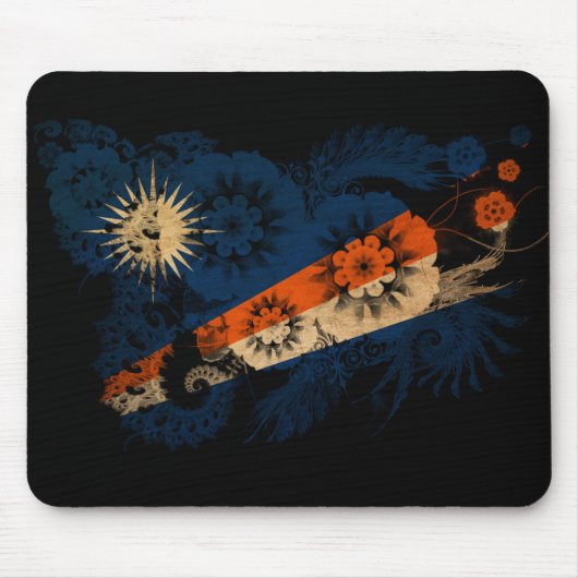 Die Marshallinseln-Flagge Mousepad (Vorne)