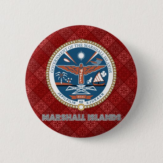 Die Marshallinseln-Wappen Button (Vorderseite)