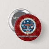 Die Marshallinseln-Wappen Button (Vorne & Hinten)