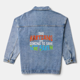 Die Marsianer Rettete den Erderschutzplaneten Jeansjacke