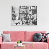 Die Martin-Brüder im Studio im Southall Leinwanddruck (Insitu (Wohnzimmer))