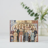 Die Märtyrer der China Orthodox Christlich Icon Postkarte (Stehend Vorderseite)