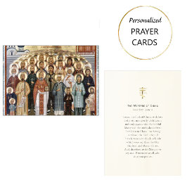 Die Märtyrer der China Orthodoxe Gebetskarte Platzkarte