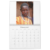 Die Masai-Leute von Kenia, Kalender 2008 (Feb 2027)