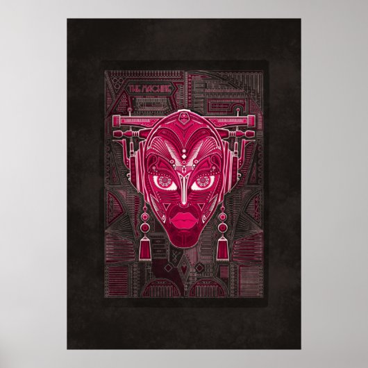 Die Maschine: Brücke von Pinbot Pinball Poster (Vorne)