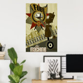 Die Maschine schmelzen Poster (Heimbüro)