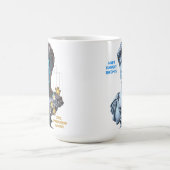 “Die Maschine träumt” Kaffeetasse (Mittel)