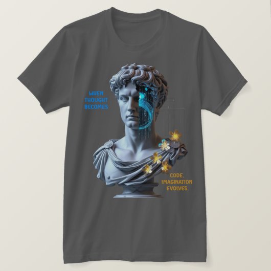 „Die Maschine träumt“ T-Shirt (Design vorne)