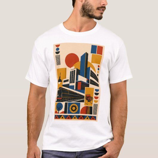 Die Maschine und der Horizont T-Shirt (Vorderseite)