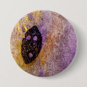 Die Maske der Natur am Strand Button (Vorderseite)