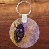 Die Maske der Natur am Strand Schlüsselanhänger (Vorderseite)