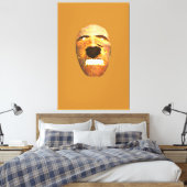 Die Maske Leinwanddruck (Insitu (Schlafzimmer))