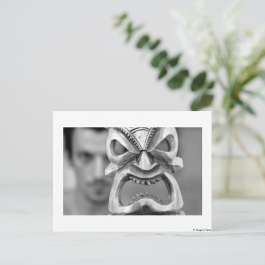 die Maske - Postkarte (Stehend Vorderseite)