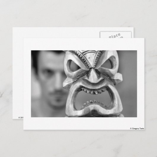 die Maske - Postkarte (Vorne/Hinten)