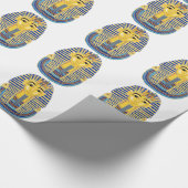 Die Maske von Tutankhamun Geschenkpapier (Ecke)