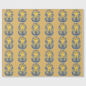 Die Maske von Tutankhamun Geschenkpapier (Flach)