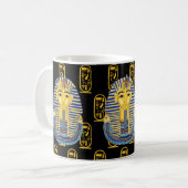 Die Maske von Tutankhamun Kaffeetasse (Vorderseite Links)