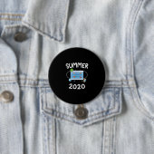 Die Masken des Swimmingpools Meme Gag T - Shirt Button (Beispiel)