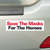 Die Masken für die Helden gerettet Autoaufkleber (Auf Auto)