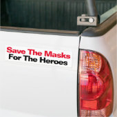 Die Masken für die Helden gerettet Autoaufkleber (Auf Lkw)