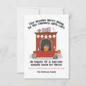 Die Masken wurden mit Sorgfalt am Kamin gehängt Einladung (Vorderseite)