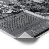 Die Masonic Chart (B&W) Poster (Ecke)