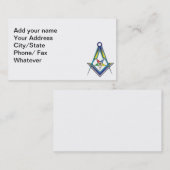 Die Masonic/OES Karte (Vorne/Hinten)