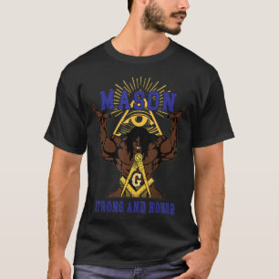 Die Masonic Strong und Hono Weihnachtsgeschenk T-Shirt