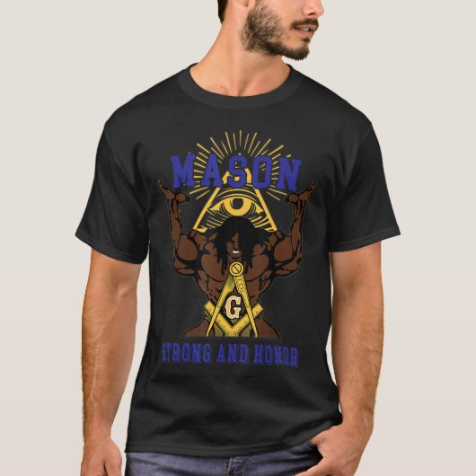 Die Masonic Strong und Hono Weihnachtsgeschenk T-Shirt (Vorderseite)