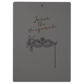 Die Masquerade Klemmbrett (Rückseite)