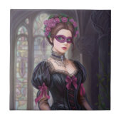 Die Masquerade Viktorianisch Fliese (Vorderseite)
